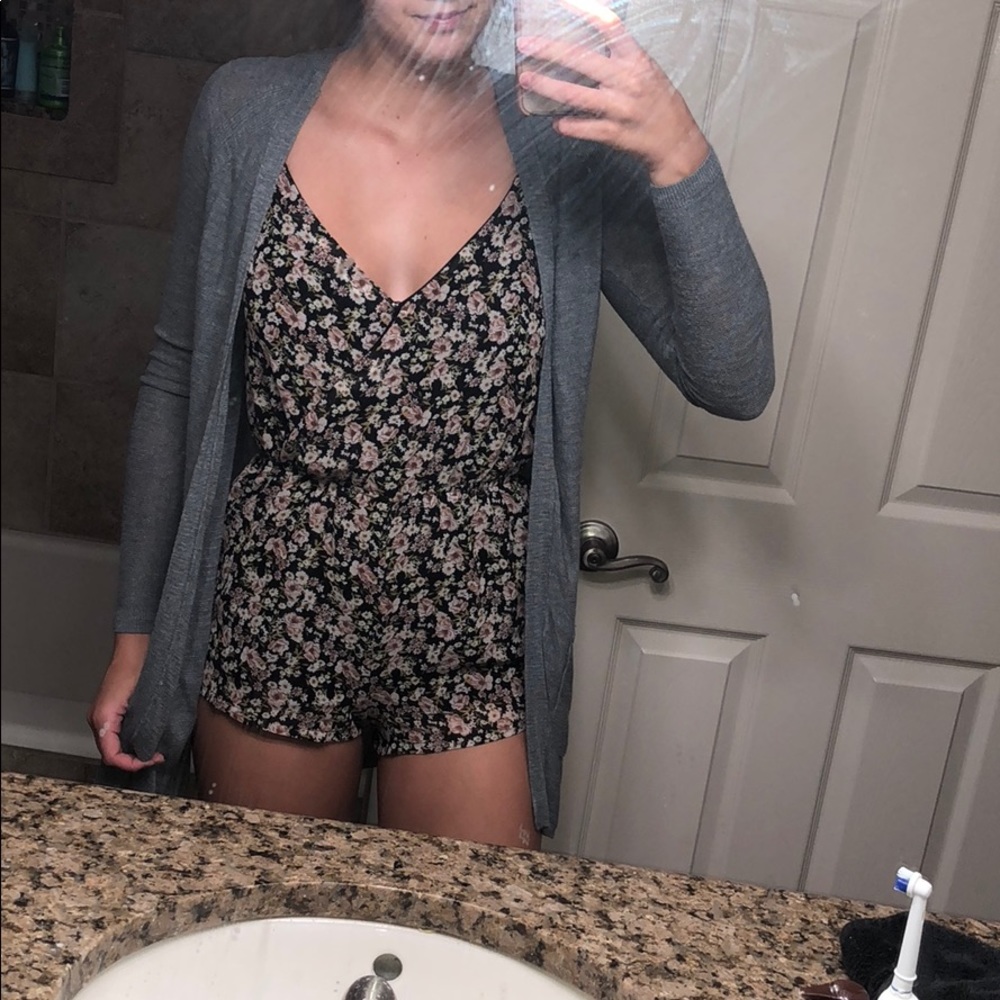 Forever 21 floral print romper
